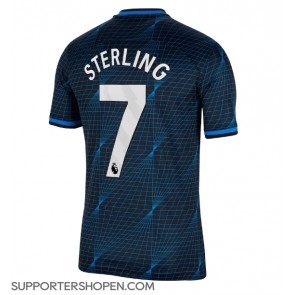 Chelsea Raheem Sterling #7 Borta Matchtröja 2023-24 Kortärmad